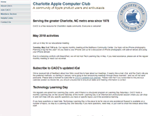 Tablet Screenshot of charlotteappleclub.org